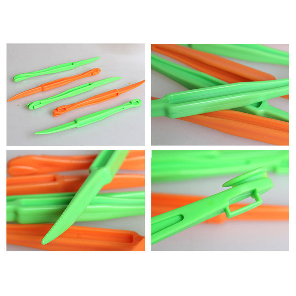 Healthy Kitchen Gadgets - 5Pcs Premium Plastic Orange Peeler Fast