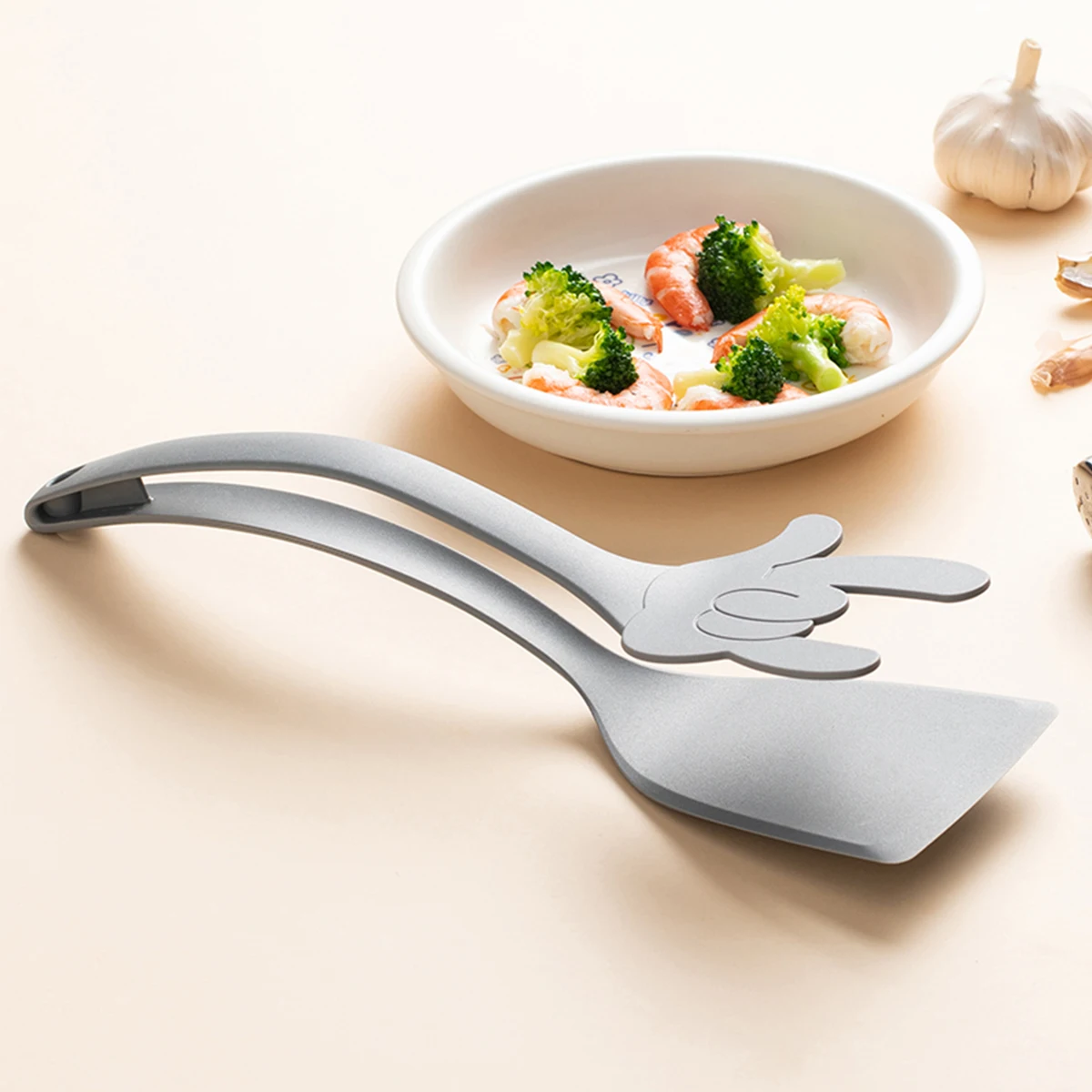 Kitchen Gadgets List - 1/3Pcs Shovel Clip Silicone Grip Flip