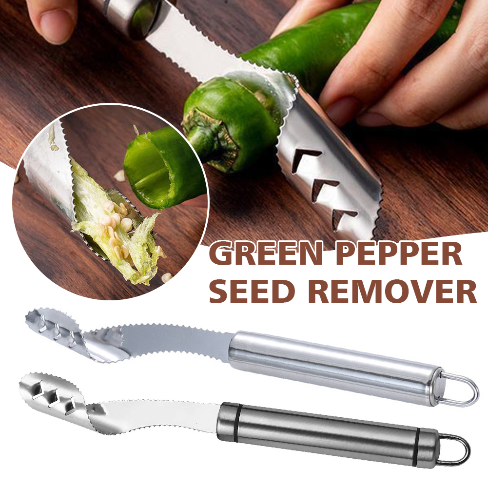 Portable Chili Pepper Core Rem - Kitchen Gadgets Green 评论和价格