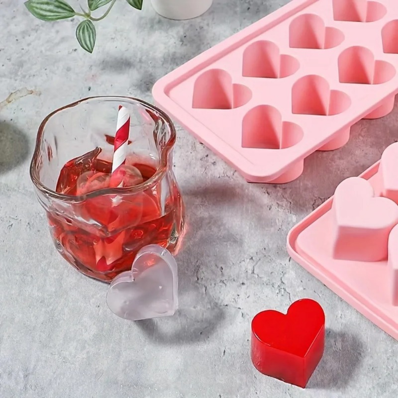 1pcs Heart-shaped Ice Cube Mol - Kitchen Gadgets Needed 评论和价格