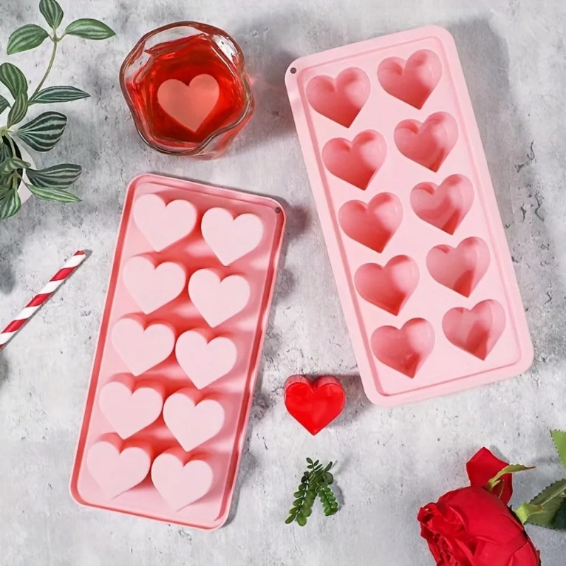 1pcs Heart-shaped Ice Cube Mol - Kitchen Gadgets Needed 评论和价格