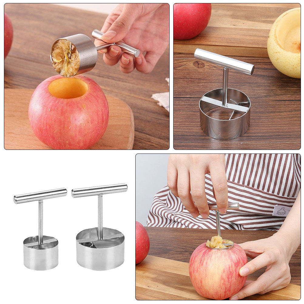 2Pcs Fruit Corer Stainless Ste - Cherry Pitter Tool 评论和价格