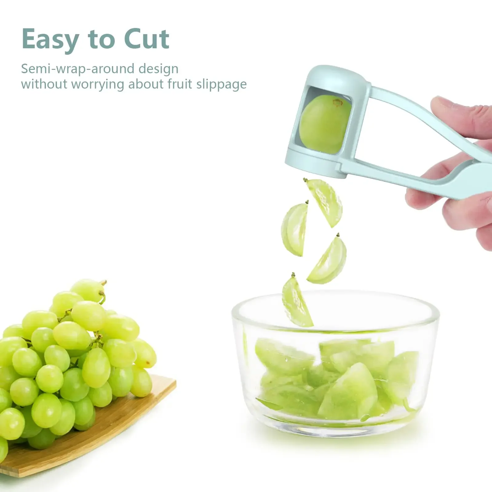 Green Grape Cutter for Toddler - Kitchen Gadgets Green 评论和价格