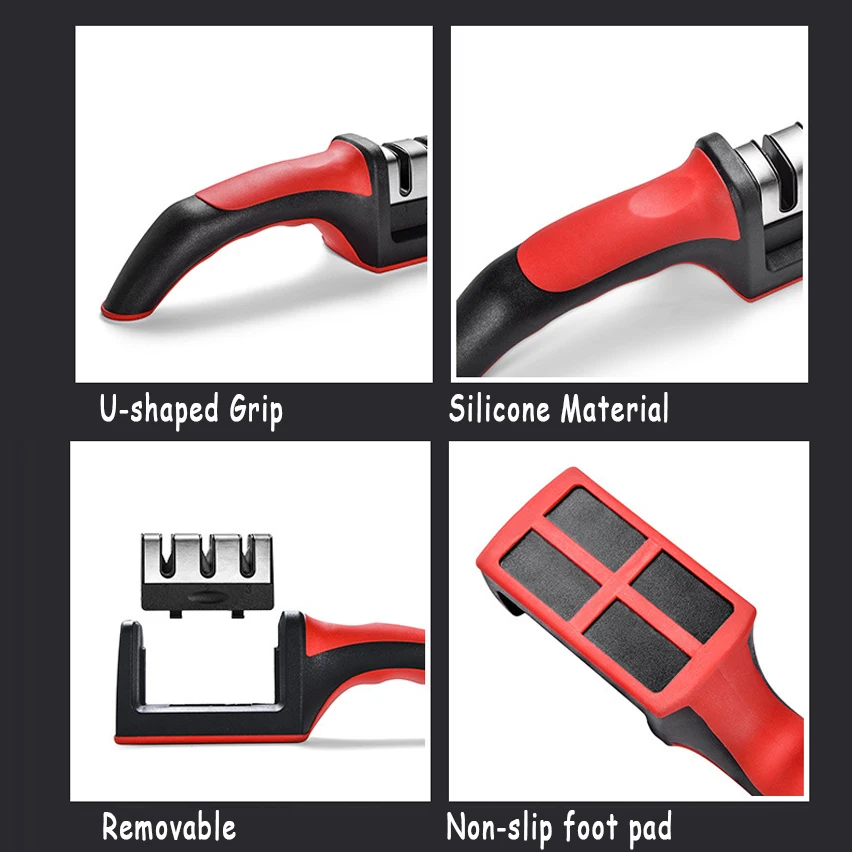 Knife Sharpener Handheld Multi - Healthy Kitchen Gadgets 评论和价格