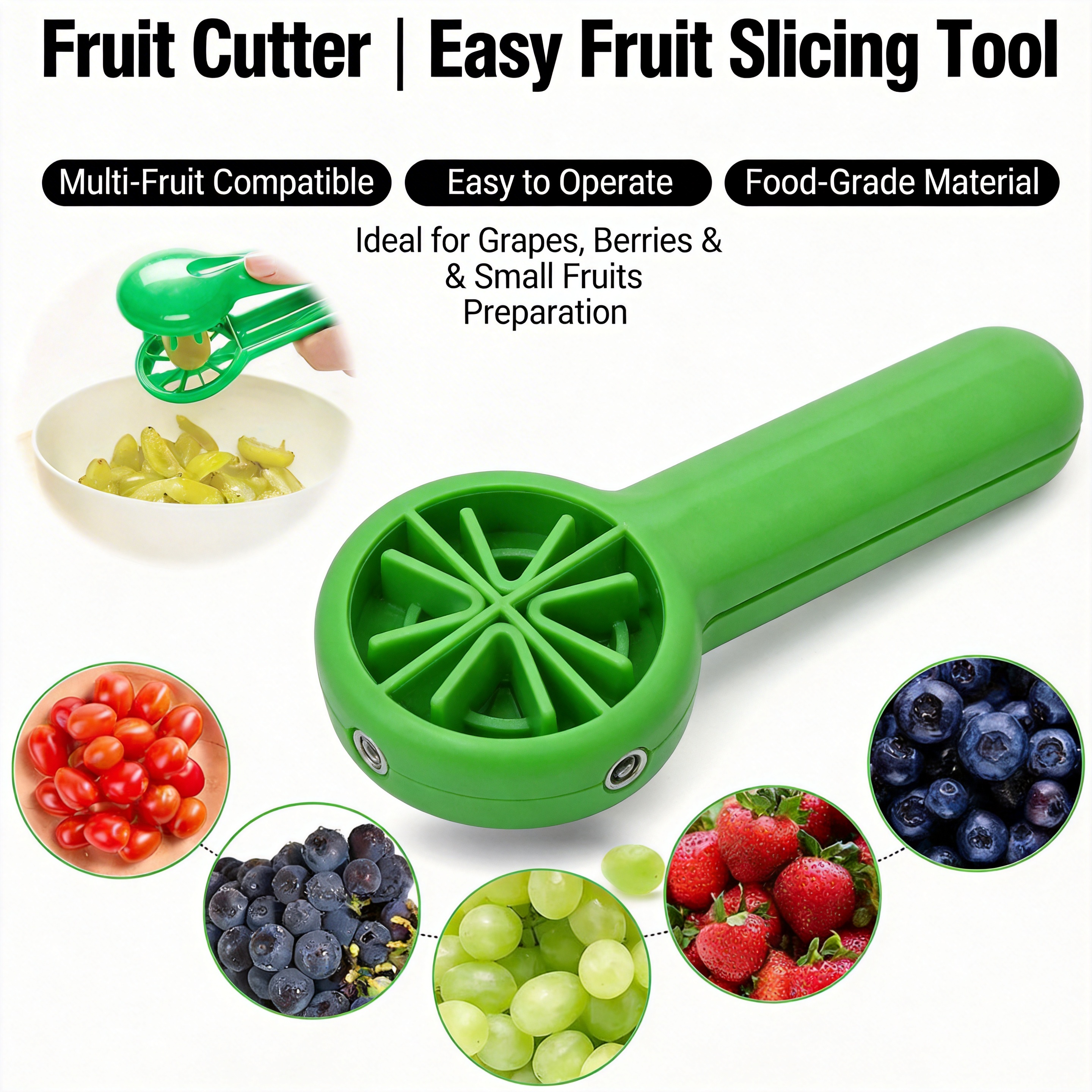 Creative Grape Cutter, Bladele - Kitchen Gadgets Green 评论和价格
