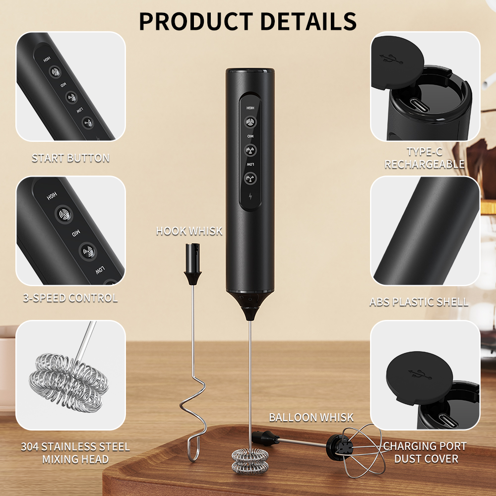 3 in 1 Electric Handheld Milk  - Healthy Kitchen Gadgets 评论和价格