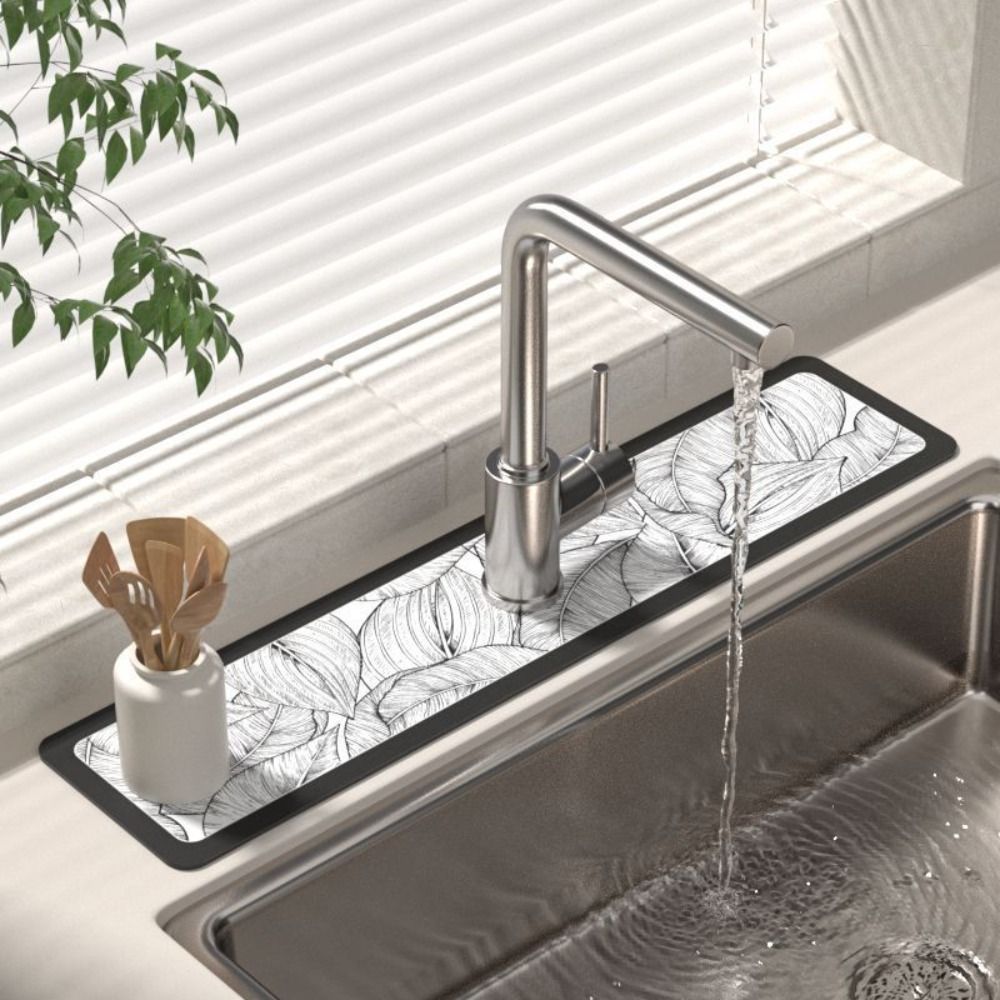 Splash Faucet Draining Mat Dur - Kitchen Gadgets Needed 评论和价格