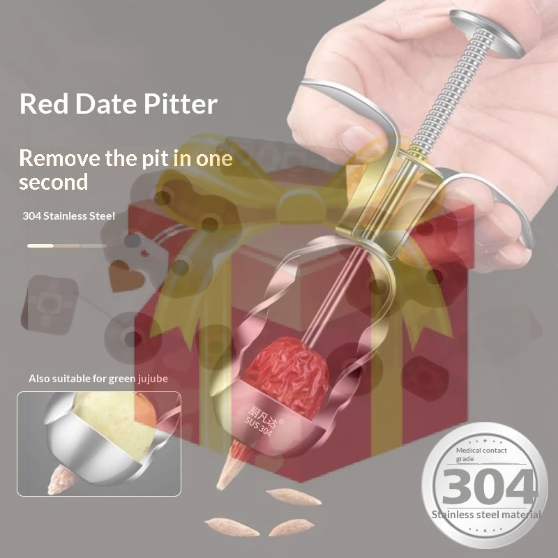 Stainless Steel Red Date Pitte - Cherry Pitter Tool 评论和价格