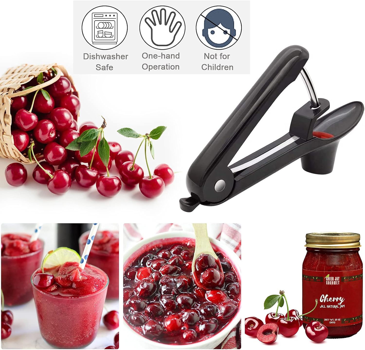 Cherry Pitter Tool, Heavy-Duty - Cherry Pitter Tool 评论和价格