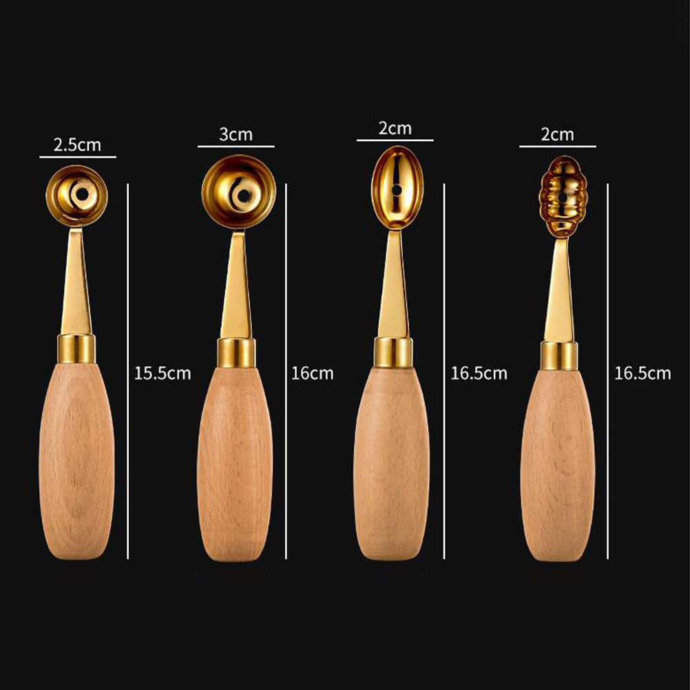 4pcs Stainless Steel Melon Bal - Cherry Pitter Tool 评论和价格