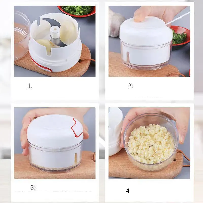 Plastic Garlic Crusher Press V - Healthy Kitchen Gadgets 评论和价格