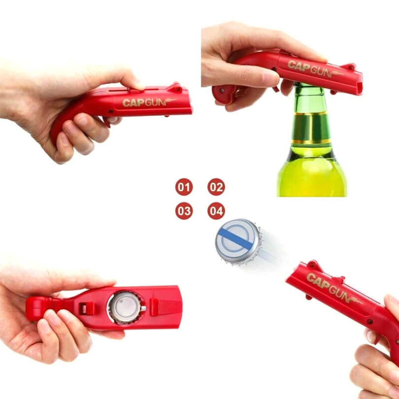 Cap Gun Beer Bottle Opener Por - Kitchen Gadgets Needed 评论和价格
