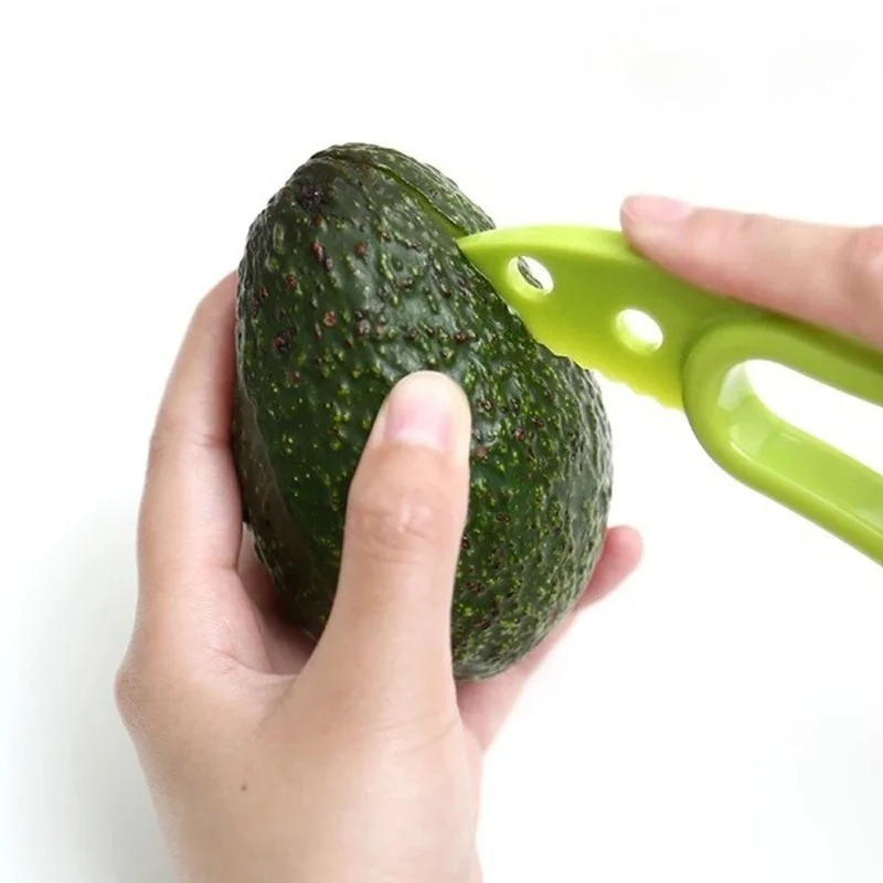 1PC 3 in 1 Green Avocado Slice - Avocado Slicer Tool 评论和价格