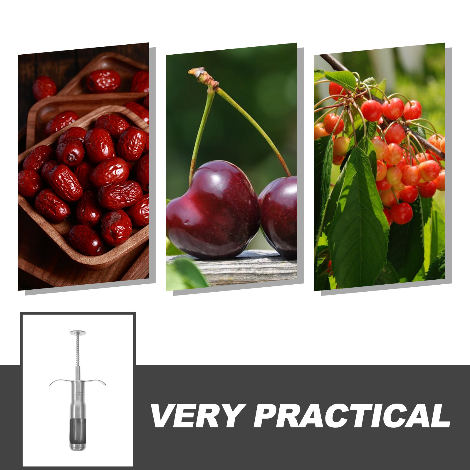 Stainless Steel Premium Fruit  - Cherry Pitter Tool 评论和价格