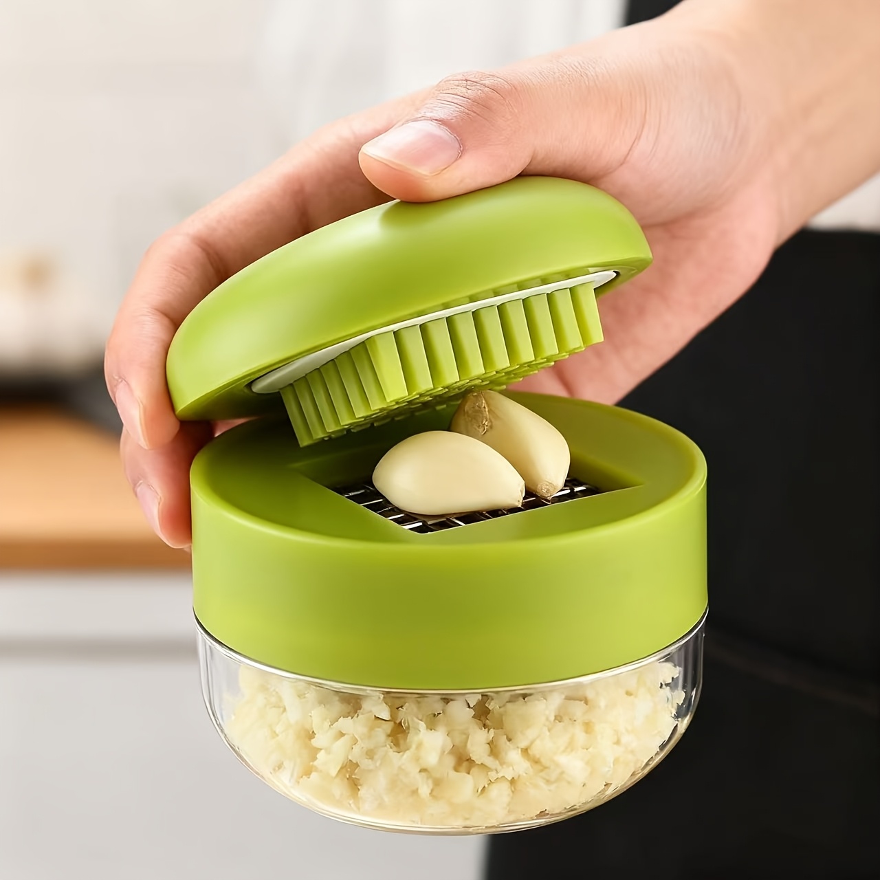 1-Piece Garlic Chopper Manual  - Kitchen Gadgets Green 评论和价格