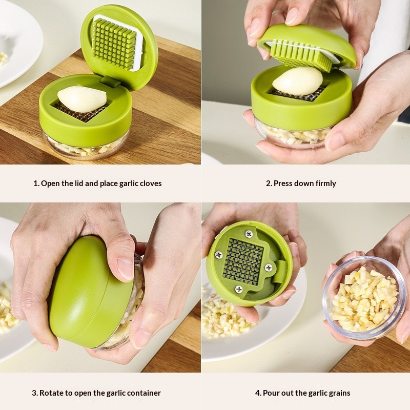 1-Piece Garlic Chopper Manual  - Kitchen Gadgets Green 评论和价格
