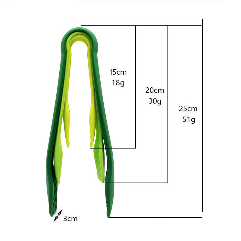 JCD 3pcs Plastics Food Tong Ki - Kitchen Gadgets List 评论和价格
