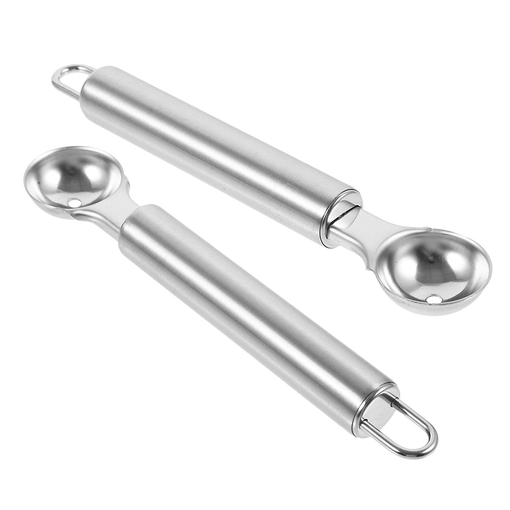 2Pcs Melon Baller Fruit Scoope - Cherry Pitter Tool 评论和价格