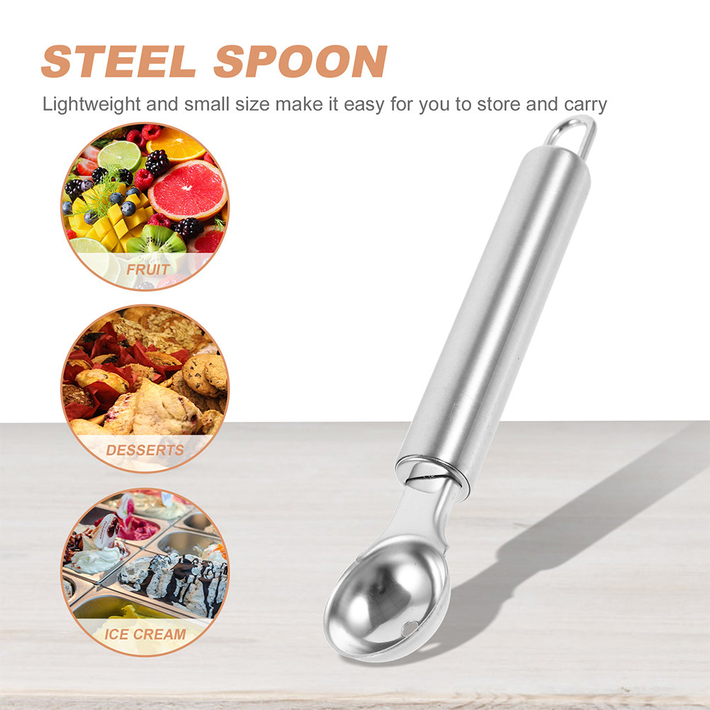 2Pcs Melon Baller Fruit Scoope - Cherry Pitter Tool 评论和价格