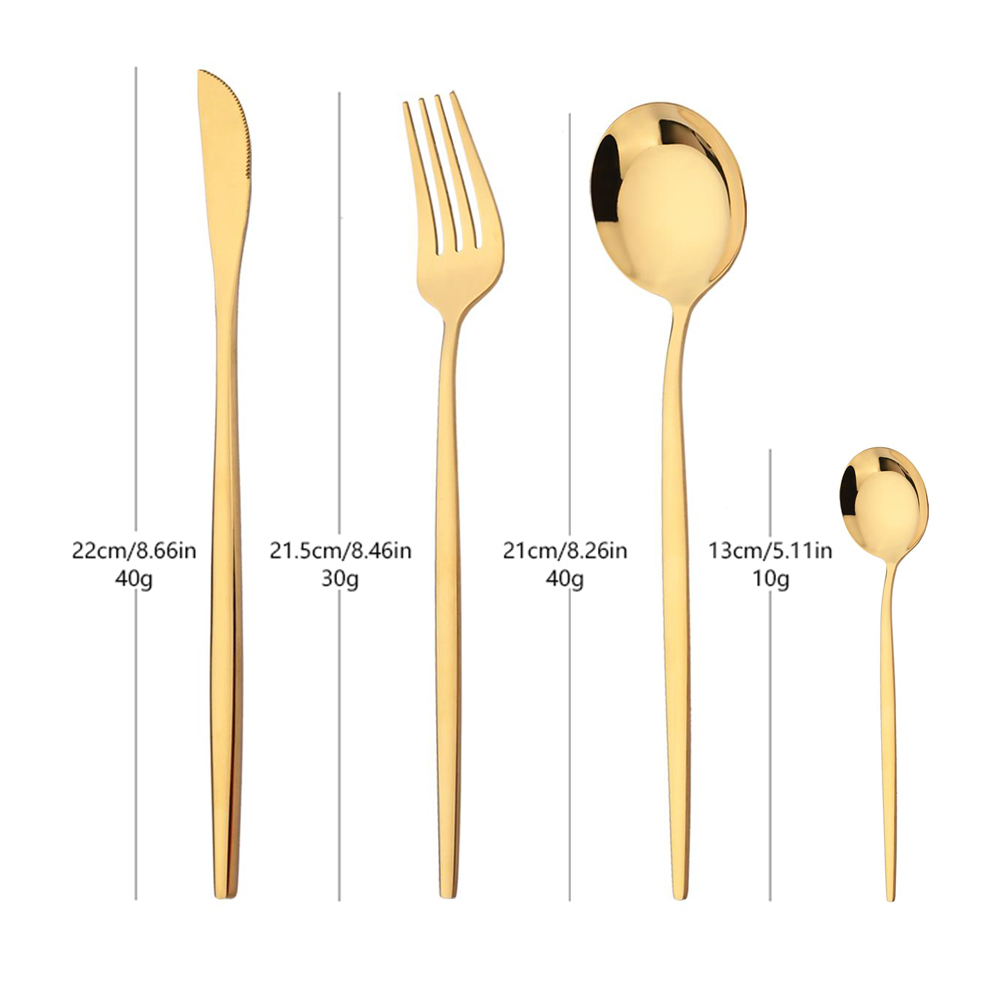 16Pcs Green Gold Dinnerware St - Kitchen Gadgets Green 评论和价格