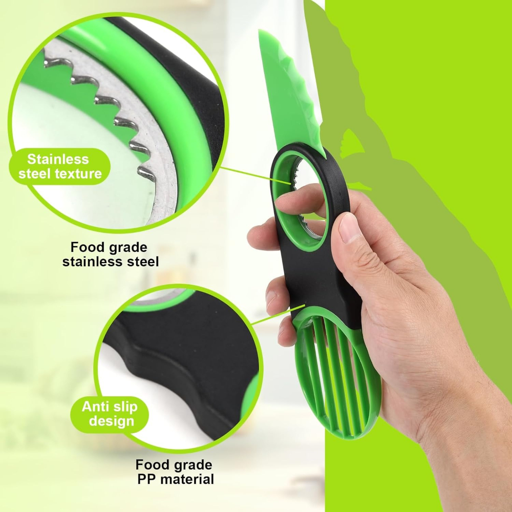 3-in-1 Avocado Slicer Tool Sta - Avocado Slicer Tool 评论和价格